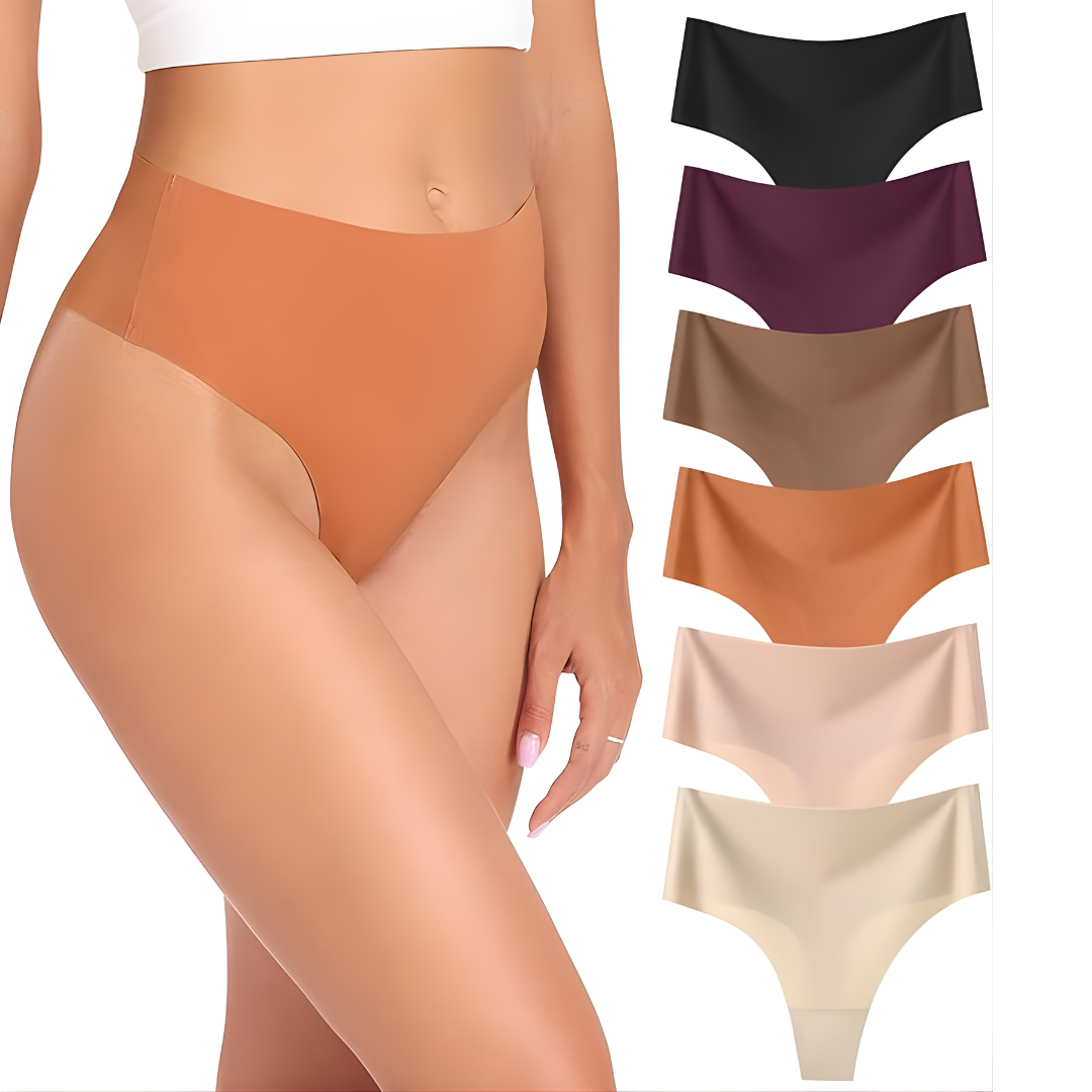 PACK*6 BRAGAS SIN COSTURA – Comodidad, suavidad y estilo invisible bajo tu ropa